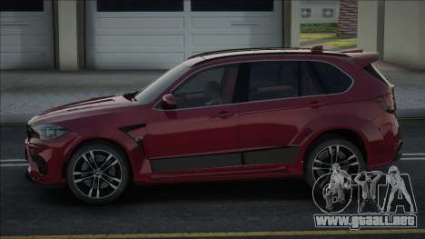 BMW x5m f85 Red para GTA San Andreas