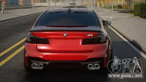 BMW M5 F90 Red para GTA San Andreas