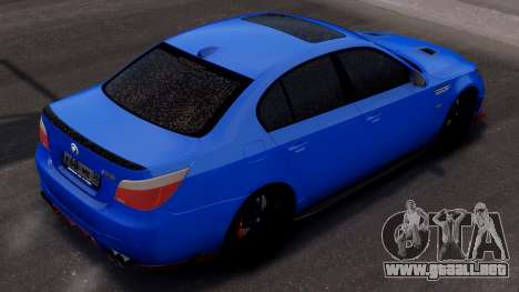 BMW M5 E60 Blue para GTA 4