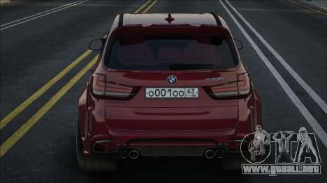 BMW x5m f85 Red para GTA San Andreas