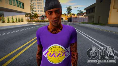 [HQ] Lakers Ballas Member para GTA San Andreas