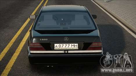 Mercedes-Benz W140 S600 [Drag] para GTA San Andreas