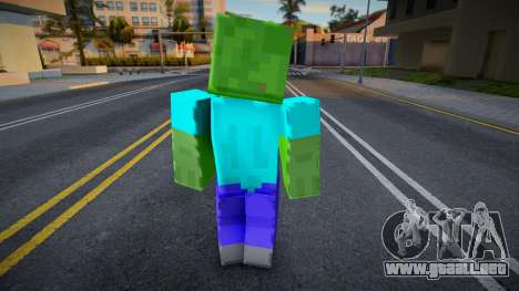 Minecraft Zombie para GTA San Andreas