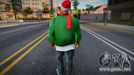 Fam1 - New Year Skin para GTA San Andreas