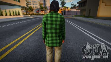 [HQ] grove with dreads para GTA San Andreas