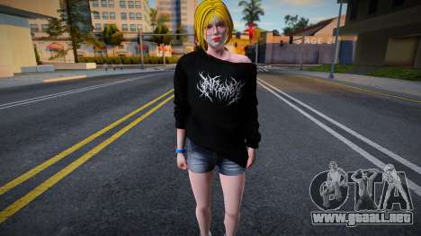 Goth Girl v1 para GTA San Andreas