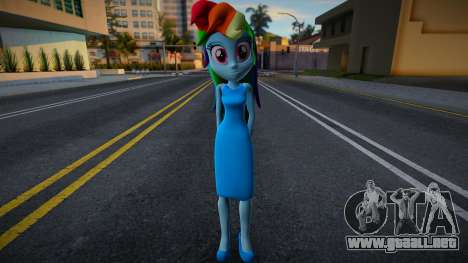 Rainbow Dash Dress para GTA San Andreas