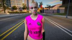 Jill Valentine Inter Miami para GTA San Andreas