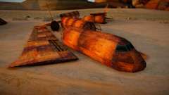 Aviones oxidados en Las Venturas para GTA San Andreas