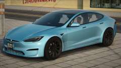 Tesla Model S Plaid Blue para GTA San Andreas
