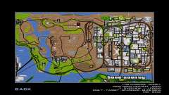 Mapa dibujado para GTA San Andreas