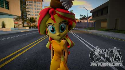 Sunset Shimmer Detective para GTA San Andreas