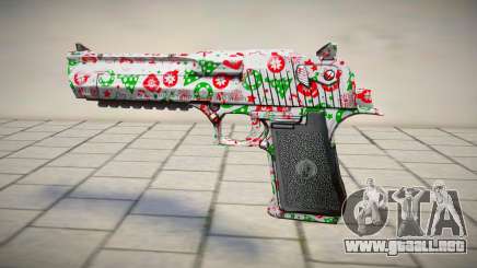 Desert Eagle Happy Year para GTA San Andreas