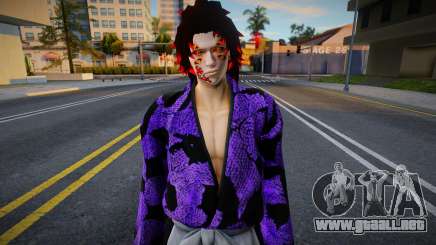 Male Skin Cosplay Kokushibo Skin para GTA San Andreas