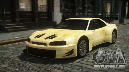 Nissan Skyline R34 X-Custom LE S12 para GTA 4