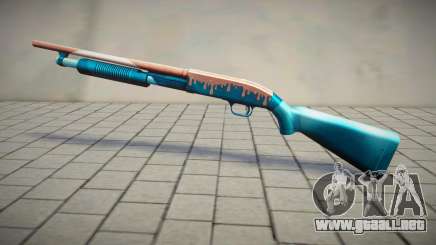 Blue Chromegun 1 para GTA San Andreas