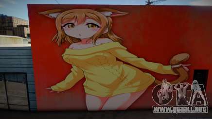 Anime Girl Wall Art pt. 3 para GTA San Andreas