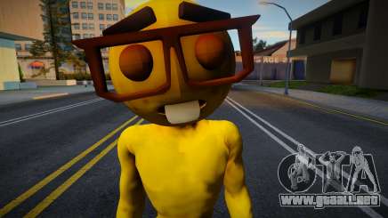 Emoji con cara de nerd inteligente con extremida para GTA San Andreas