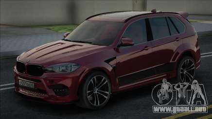 BMW x5m f85 Red para GTA San Andreas