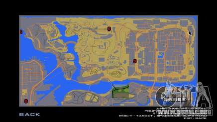 Mapa del estado por DYNASTY OLDWICH para GTA San Andreas