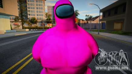 Among Us Imposter Musculosos Pink 1 para GTA San Andreas