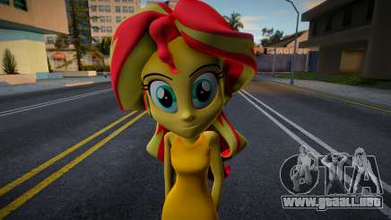 Sunset Shimmer Dress para GTA San Andreas