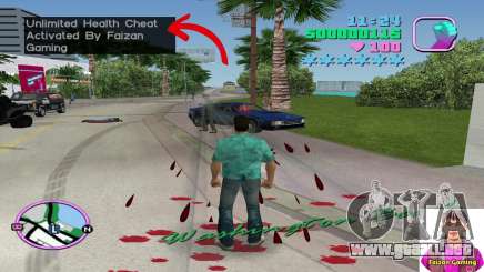 Código de trucos para salud ilimitada para GTA Vice City