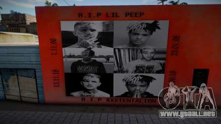 LIL PEEP & XXXTENTACION WALL ART para GTA San Andreas