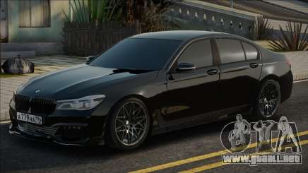 BMW 750I XDrive Black para GTA San Andreas