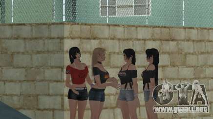 Gang Girls Ballas para GTA San Andreas