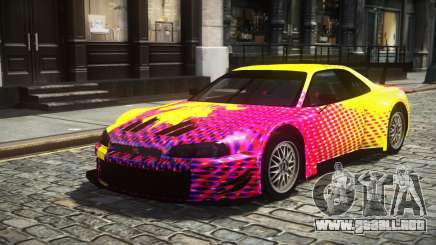 Nissan Skyline R34 X-Custom LE S6 para GTA 4