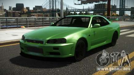 Nissan Skyline R-34 LR para GTA 4