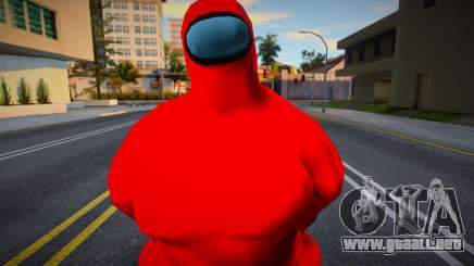 Among Us Imposter Musculosos Red para GTA San Andreas