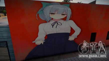 Anime Girl Wall Art pt. 7 para GTA San Andreas