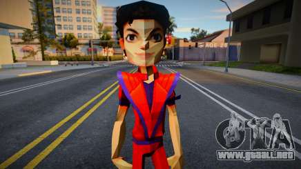 Michael Jackson con traje de Thriller del juego para GTA San Andreas