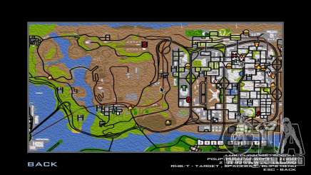 Mapa dibujado para GTA San Andreas