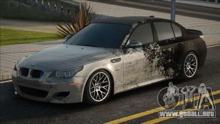 BMW M5 E60 Black White para GTA San Andreas