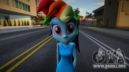 Rainbow Dash Dress para GTA San Andreas