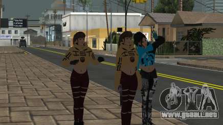 Arboleda de las Chicas de la Pandilla para GTA San Andreas