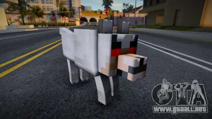 Minecraft Lobo v2 para GTA San Andreas