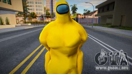 Among Us Imposter Musculosos Yellow para GTA San Andreas