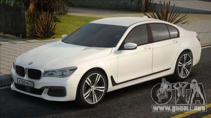 BMW 760i 2017 White para GTA San Andreas