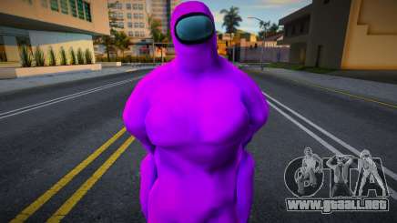 Among Us Imposter Musculosos v1 para GTA San Andreas