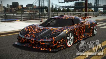 Koenigsegg Agera One G-Sport S14 para GTA 4