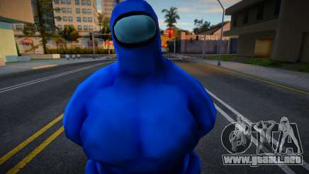 Among Us Imposter Musculosos Blu para GTA San Andreas