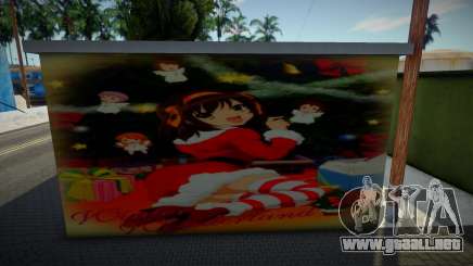 Mural Navidad Haruhi para GTA San Andreas