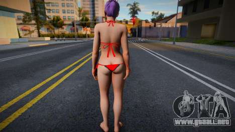 Ayane Red Swimsuit para GTA San Andreas