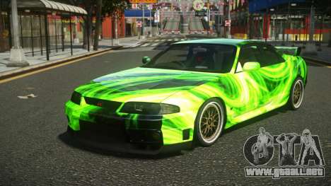 Nissan Skyline R33 R-Ti S12 para GTA 4