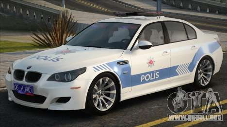 BMW M5 E60 Polis para GTA San Andreas