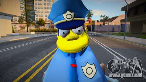 Chief Clancy Wiggum Skin from The Simpsons para GTA San Andreas